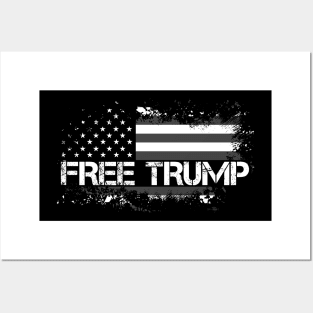 Free Trump, I Stand With Trump Posters and Art